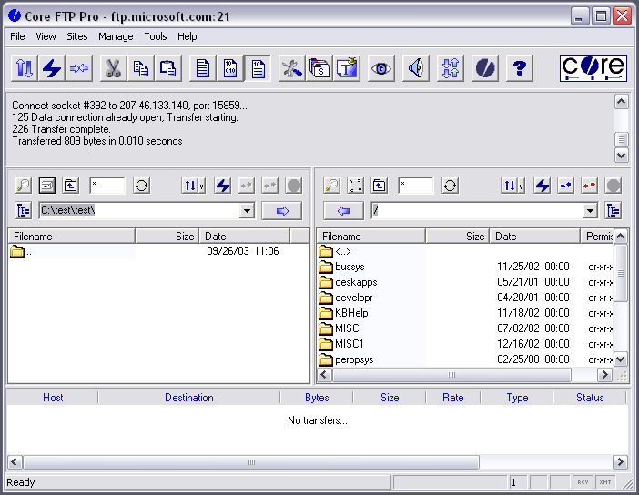 Core Ftp  -  6