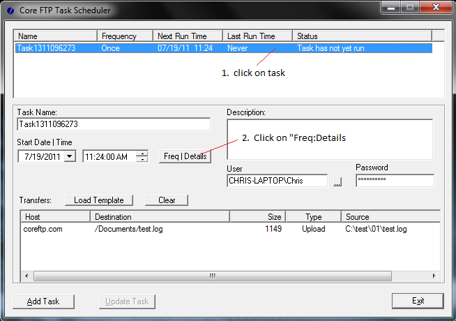 schedule ftp transfers 8